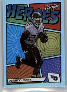 2022 panini prestige heroes #8 derrick henry tennessee titans nfl football trading card