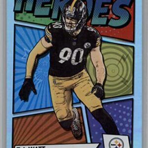 2022 Panini Prestige Heroes #13 T.J. Watt Pittsburgh Steelers NFL Football Trading Card