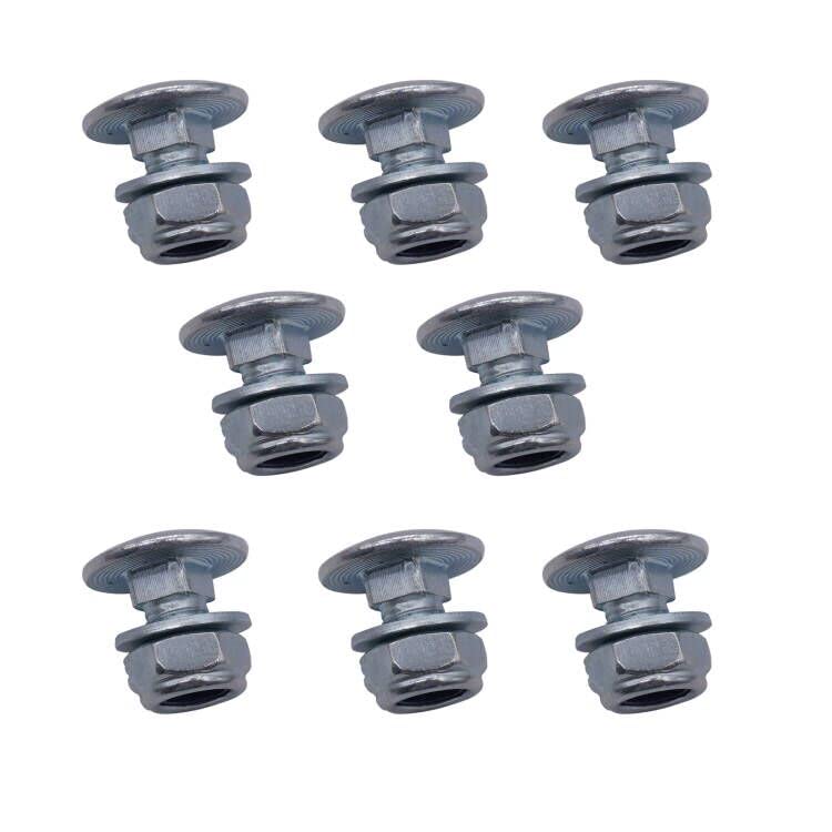 HABIIID 8 Packs 304 Stainless Steel Snowblower Skid Shoe Mounting Bolts Accessories Kit (5/16-18) 3/4" 784-5580