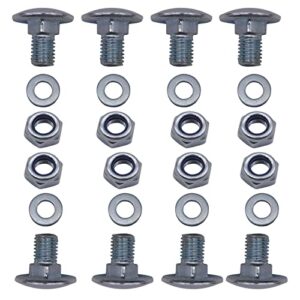 HABIIID 8 Packs 304 Stainless Steel Snowblower Skid Shoe Mounting Bolts Accessories Kit (5/16-18) 3/4" 784-5580