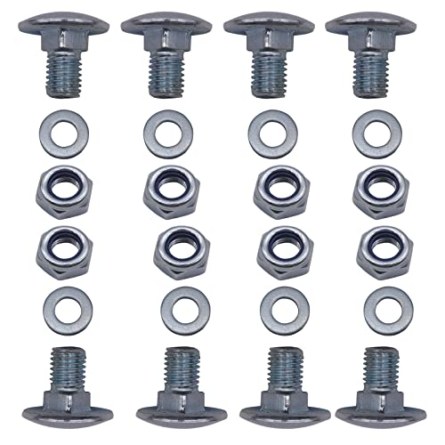 HABIIID 8 Packs 304 Stainless Steel Snowblower Skid Shoe Mounting Bolts Accessories Kit (5/16-18) 3/4" 784-5580