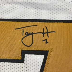 Facsimile Autographed Taysom Hill New Orleans Color Rush Reprint Laser Auto Football Jersey Size Men's XL