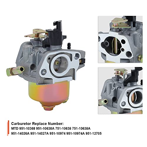 Hipa Storm 2410 2620 179CC Carburetor for Troy Bilt Storm 2420 2690 HUAYI 170SA 170S 165S Craftsman 208CC 179CC 951-14026A 951-10368 751-10638 951-14027A 951-10974 951-12705 Snow Blower Thrower Parts