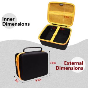 LTGEM Hard Case for DEWALT DCW600B / DWP611 20V Max XR Cordless Router - Travel Protective Carrying Storage Bag(Case Only)