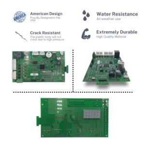 Swimables Control Board Kit Compatible with Mastertemp & Max-E-Therm Pentair Pool and Spa Heater 42002-0007s - Compatible with All NA and LP Series Pool/Spa Heater Electrical Systems - Made in USA