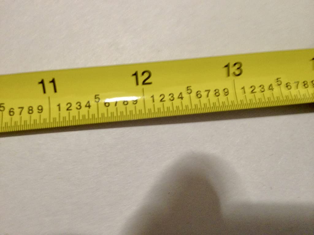 Aldrich Engineer Tape Measure, Decimal inch, Steel, 120 in, (10 ft but no feet on Tape), Numbered Tenths of an inch Between The inches, can Measure to Hundredth of an inch