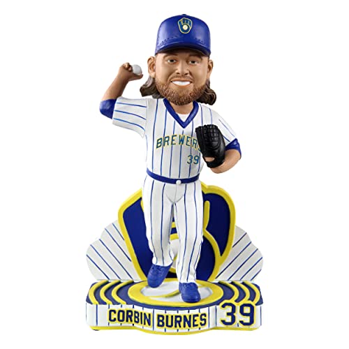 Corbin Burnes Milwaukee Brewers Retro Jersey Bobblehead MLB