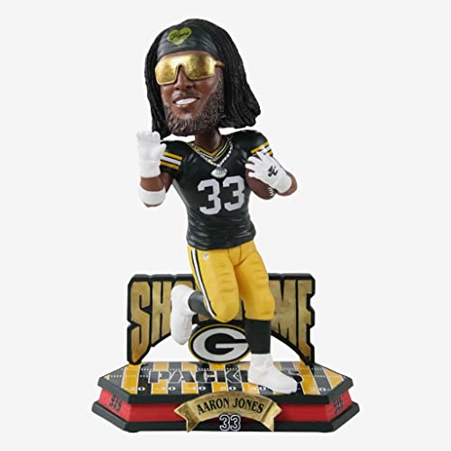 Aaron Jones Green Bay Packers Showtyme Ambassador Bobblehead NFL