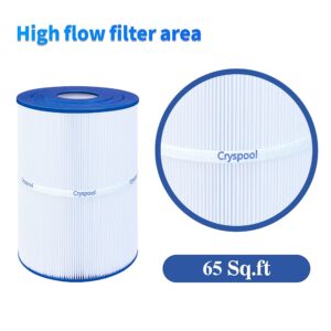 Cryspool pwk65 Compatible with Watkins 31114, Hot Spot spa Filter, C-8465, FC-3960, 71827, 71828, Watkins 65 sq.ft hot tub Filter, 1 Pack