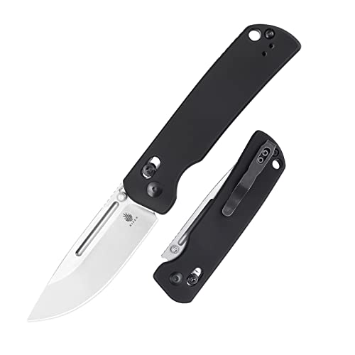 Kizer Pocket Knife 20CV Steel Folding Knives, Aluminum Handle Outdoor Tools, Thumb-stud Openers EDC Knife Ki4481A1