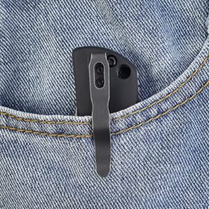 Kizer Pocket Knife 20CV Steel Folding Knives, Aluminum Handle Outdoor Tools, Thumb-stud Openers EDC Knife Ki4481A1