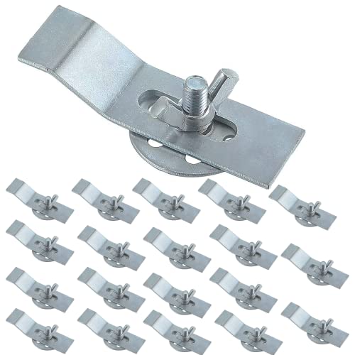 yeshine Sink Clips 20 Pack, Undermount Sink Clips, Undermount Bathroom Sink Clips,Kitchen Sink Clips, Sink Brackets, Universal Heavy Duty Epoxy Sink Clips,Sink Clip