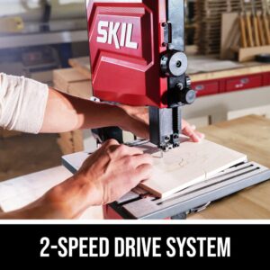 SKIL 2.8 Amp 9 In. 2-Speed Benchtop Band Saw for Woodworking - BW9501-00