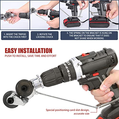 Electric Drill Plate Cutter, Sheet metal tools, Oscillating tool sheet metal nibbler pour metal cutter electric substitute metal shears manual cut metal roofing panels