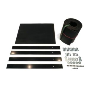 the rop shop | universal snowplow deflector kit with metal straps & hardware for boss msc01565
