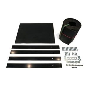the rop shop | universal snowplow deflector kit with hardware for boss standard-duty 7'6" blade
