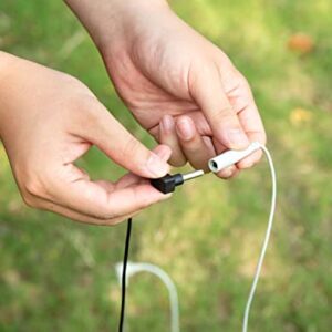 Hooga Grounding Rod with 40 ft Ground Wire for Grounded Earth Connected Products, Mats, Sheets, Pads, Wrist Bands, Blankets, Pillow Case. Stay Grounded Indoors. Stainless Steel Rod. Great for Travel.