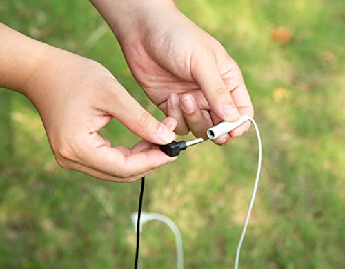 Hooga Grounding Rod with 40 ft Ground Wire for Grounded Earth Connected Products, Mats, Sheets, Pads, Wrist Bands, Blankets, Pillow Case. Stay Grounded Indoors. Stainless Steel Rod. Great for Travel.