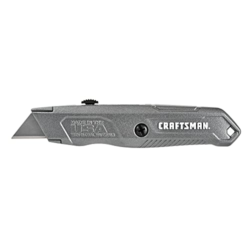 CRAFTSMAN Utility Knife, Retractable, 3 Blades Included (CMHT10585​)