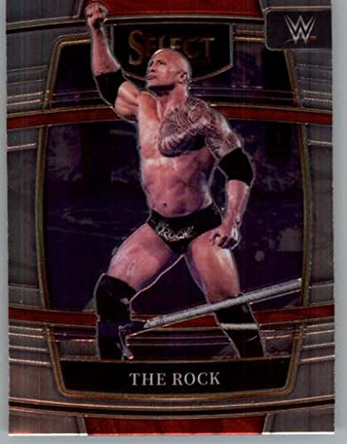 2022 Panini Select WWE #20 The Rock Concourse Legend Wrestling Trading Card