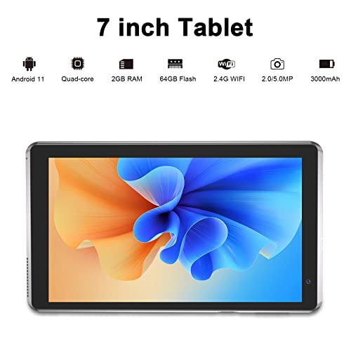 CUPEISI 2023 Newest 2 in 1 Tablet, 10 inch Android 11 Tablets with Keyboard Case Mouse Stylus, 4GB RAM+64GB ROM 1.8GHz Quad Core, 1280 * 800 IPS HD Touch Screen, 8MP Dual Camera (Gray)