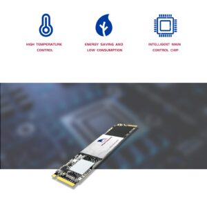512GB SSD NVMe PCIe Gen 4 M.2 2280 SHARKSPEED Plus 3D NAND Internal High Performance Solid State Drive, TLC, PS5 Compatible，Storage for PC, Laptops, Gaming, up to 5,500MB/s (512GB, M.2 PCIe)