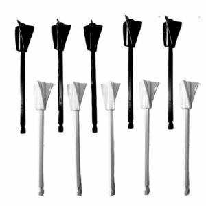 Resin Mixer Epoxy Mixer Paddles,10 PCS Drill Mixing Attachment,Reusable Paint Mixer for Drill,Epoxy drill paddles drill mixer Drill Attachment Paint Stirrers Epoxy Stirrer-Black+White