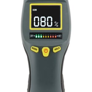 General Tools LCD Moisture Meter #MM8 - Leak and Humidity Detector & Etekcity Infrared Thermometer 774, Digital Temperature Gun for Cooking, Non Contact Electric Laser IR Temp Gauge, Yellow