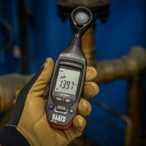 Klein Tools Digital Light Meter and Multimeter Carrying Case Bundle