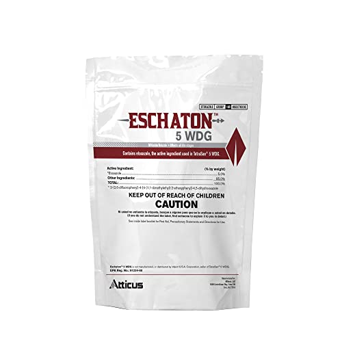 Eschaton 5 WDG Miticide (1 lb) by Atticus (Compare to TetraSan) - Etoxazole 5% Insecticide - Kills Spider Mites (Packaged as 8x2 oz Packages)