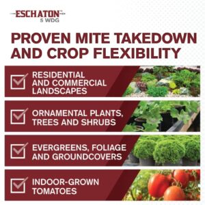 Eschaton 5 WDG Miticide (1 lb) by Atticus (Compare to TetraSan) - Etoxazole 5% Insecticide - Kills Spider Mites (Packaged as 8x2 oz Packages)