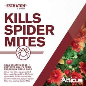 Eschaton 5 WDG Miticide (1 lb) by Atticus (Compare to TetraSan) - Etoxazole 5% Insecticide - Kills Spider Mites (Packaged as 8x2 oz Packages)