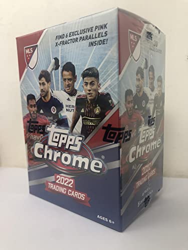 2022 Topps MLS Chrome Value Box - 6 Packs Per Box