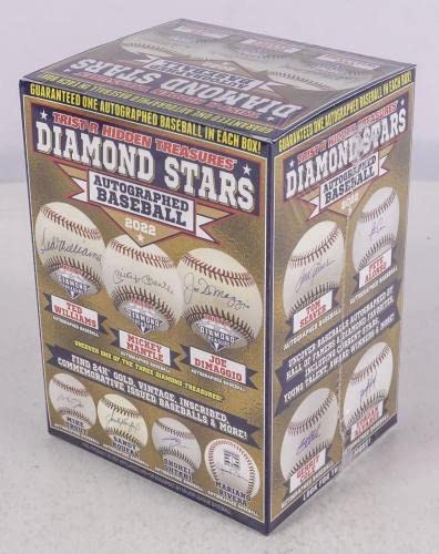 2022 Tristar Hidden Treasures Diamond Stars Autographed Baseball Hobby Box - Autographed Baseballs