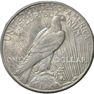 1921-1935 Peace Dollar, USA's Last Circulating Silver Dollar. Design Celebrating Peace After World War 1. $1 Graded By Seller Circulated Condition