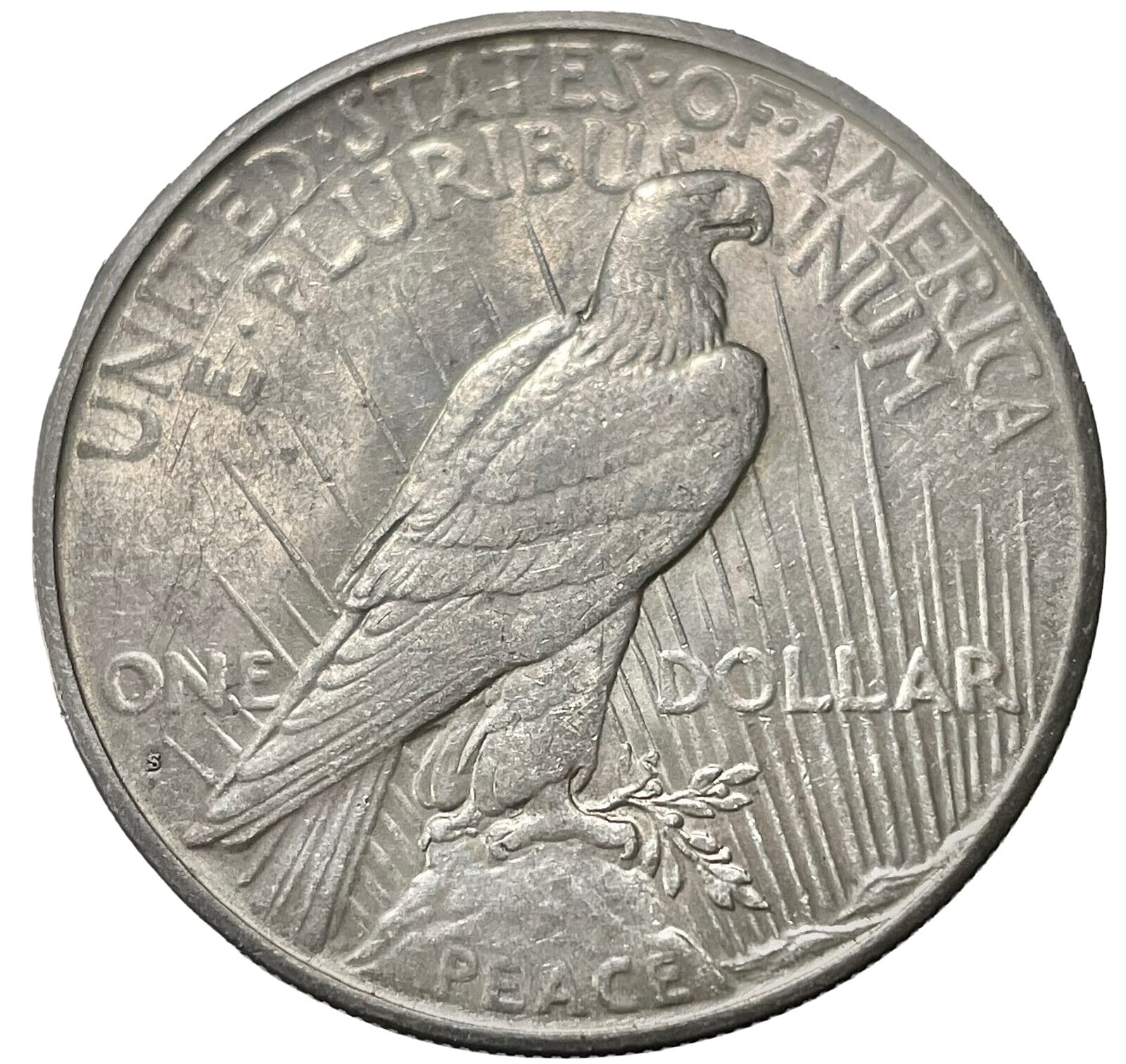 1921-1935 Peace Dollar, USA's Last Circulating Silver Dollar. Design Celebrating Peace After World War 1. $1 Graded By Seller Circulated Condition