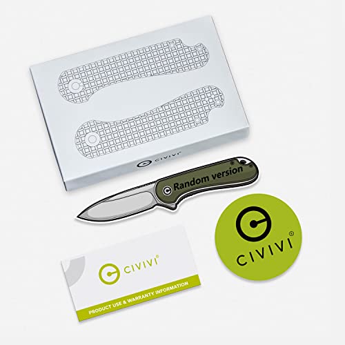 CIVIVI Elementum 6AL4V Titanium Handle Scales Compatible with Elementum C907 Pocket Knife C18062AD-2