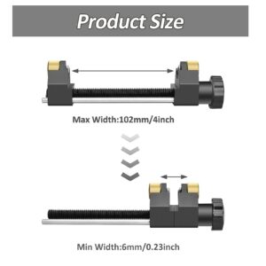 Honing Guide for Chisels and Planes with Two Bronze rollers, Chisel Sharpening Jig, Fits Chisels or Planer Blades 0.23” to 4”