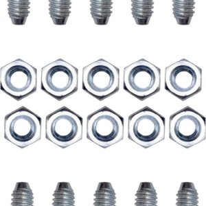 IKSI Shear Pins and Nuts fits Ariens 532005 53200500 510016 51001600 Snow throwers(10 Pack)