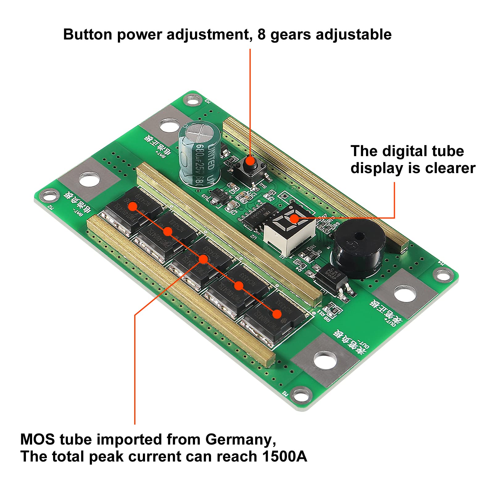 Battery Energy Storage Spot Welding Machine Welding Equipment Spot Welders DIY Small PCB Circuit Board for 18650 26650 Battery