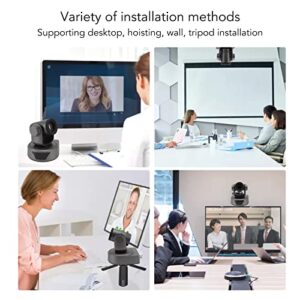 ASHATA 1080P PTZ Conference Room Camera System, Video Conference FHD Camera with 20X Optical Zoom and Remote Control, SDI Ultra HD Video Conference Camera for Huddle Meeting Room