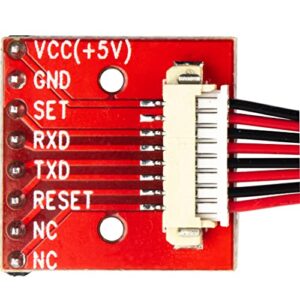 risingsaplings 2pcs Breakout Board with Cable for PMS5003 PM2.5 PM10 Air Quality Sensor