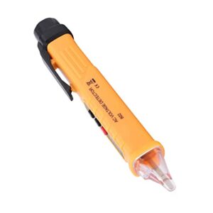 Voltage Tester, 802 High Accuracy Test Pencil, Electric Voltage Detector Tester Pen 48-1000V/12-1000V(Yellow)