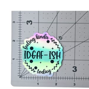 12 pc Funny Quote Stickers HOLOGRAPHIC WATERPROOF VINYL, Birthday Gift, Present, Laptop Sticker, Phone Sticker, Water Bottle Sticker, Window Sticker, Planner Stickers, Teen, Adult Humor