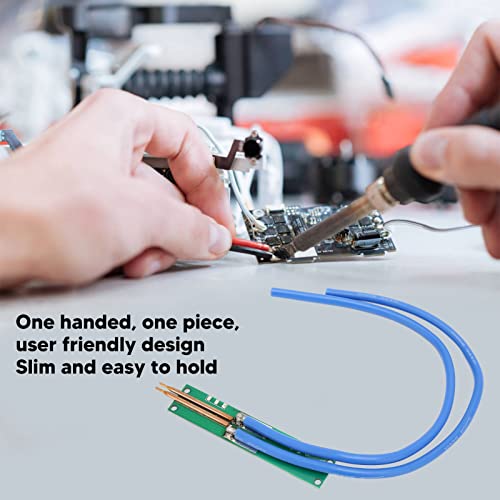 ASHATA DIY Spot Welder Spot Welding Pen, Portable Battery Spot Welder, Slim Easy to Hold Semi Circular Ball Tip Low Wire Resistance, for Battery Pack Spot Welder