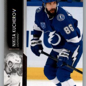 2021-22 Upper Deck #412 Nikita Kucherov Tampa Bay Lightning Series 2 NHL Hockey Trading Card