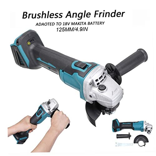 KUYYFDS Power Tools, Angle Grinder Cordless Brushless Motor 18V Cordless Brushless Motor