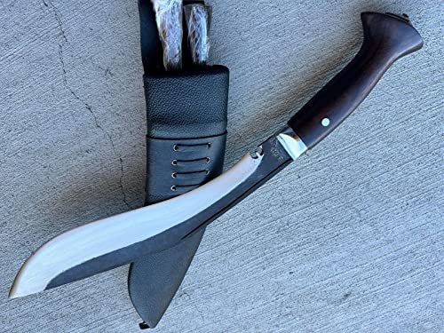 Kukri Supplier - 11″ Traditional Farmer Daily Work Rust Free Khukuri - Hand Forged Full Tang Sharpen Blade - EGKH Factory Outlet in Nepal - High Carbon Steel Knives