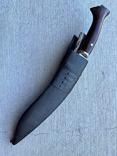 Kukri Supplier - 11″ Traditional Farmer Daily Work Rust Free Khukuri - Hand Forged Full Tang Sharpen Blade - EGKH Factory Outlet in Nepal - High Carbon Steel Knives