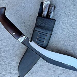 Kukri Supplier - 11″ Traditional Farmer Daily Work Rust Free Khukuri - Hand Forged Full Tang Sharpen Blade - EGKH Factory Outlet in Nepal - High Carbon Steel Knives